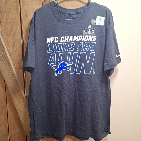 Nike Other - A Nike official NFL Detroit Lions NFC Champions "Lions are All In" t-shirt. NWT